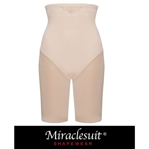 NWT Miraclesuit 2789 Extra Firm Control High Waist Thigh Slimmer nude 2XL NEW - Picture 2 of 5